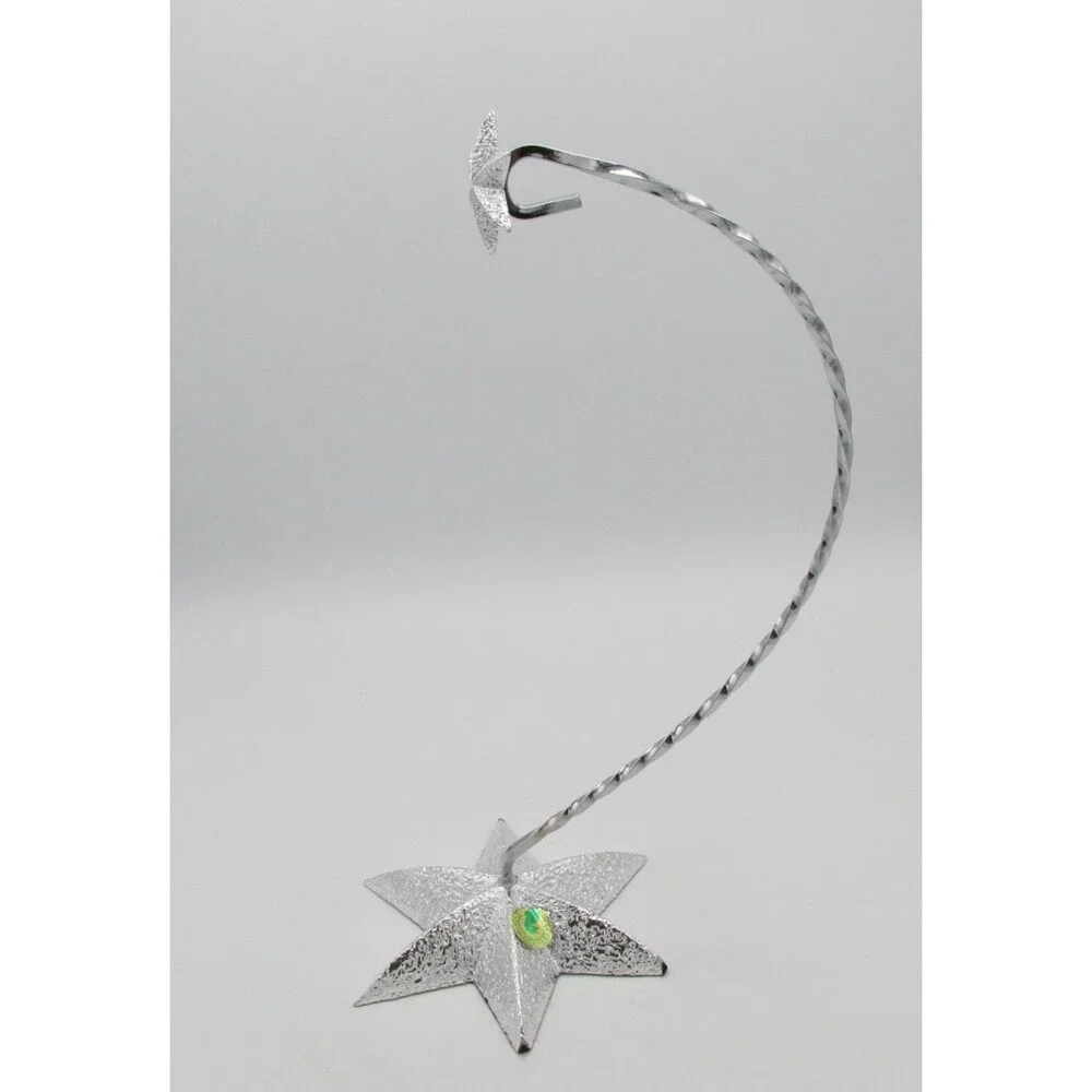 2003 WATERFORD Silver Plated Star Christmas Ornament Stand Hanger 142173